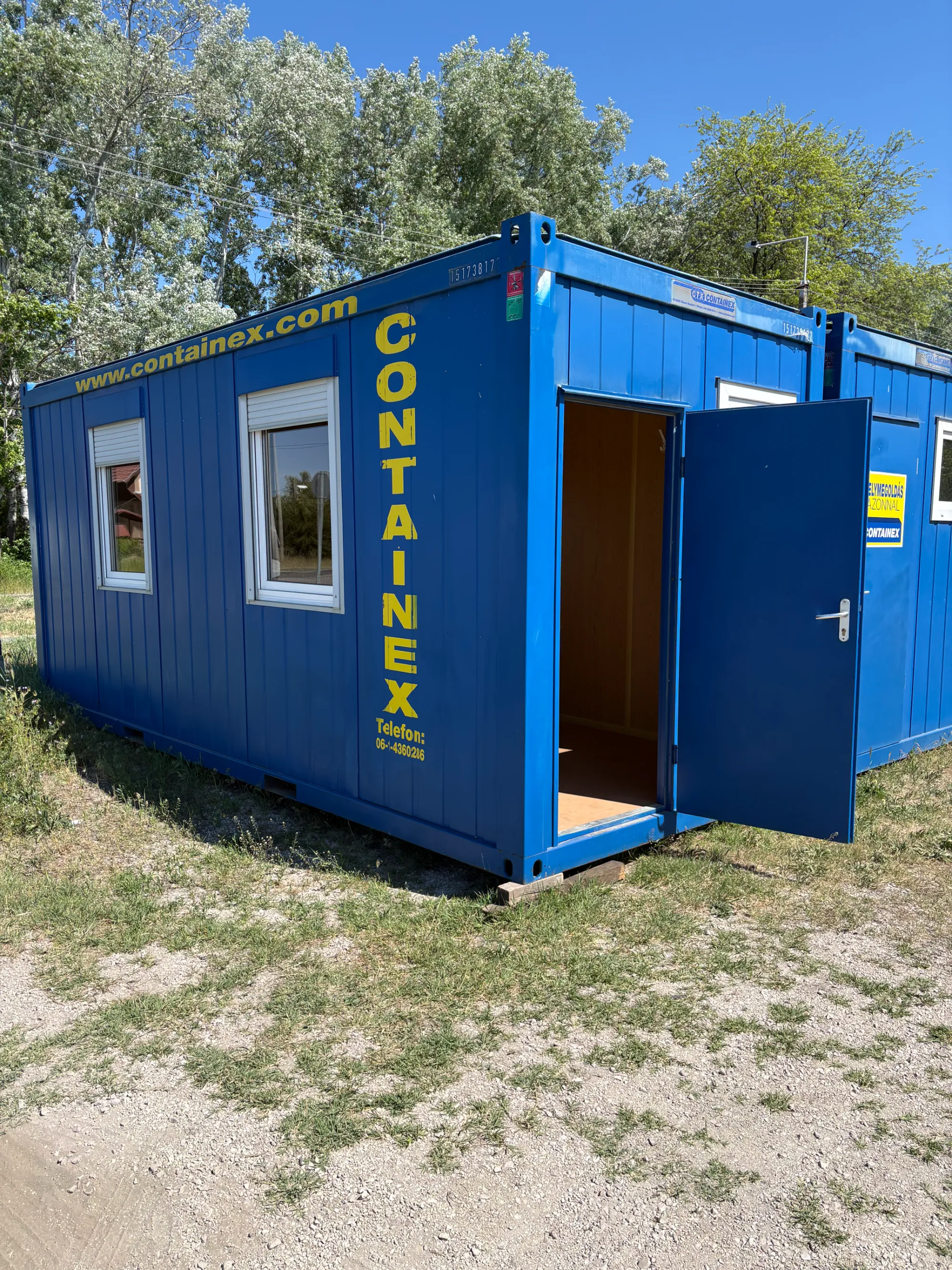 Újszerű iroda konténer