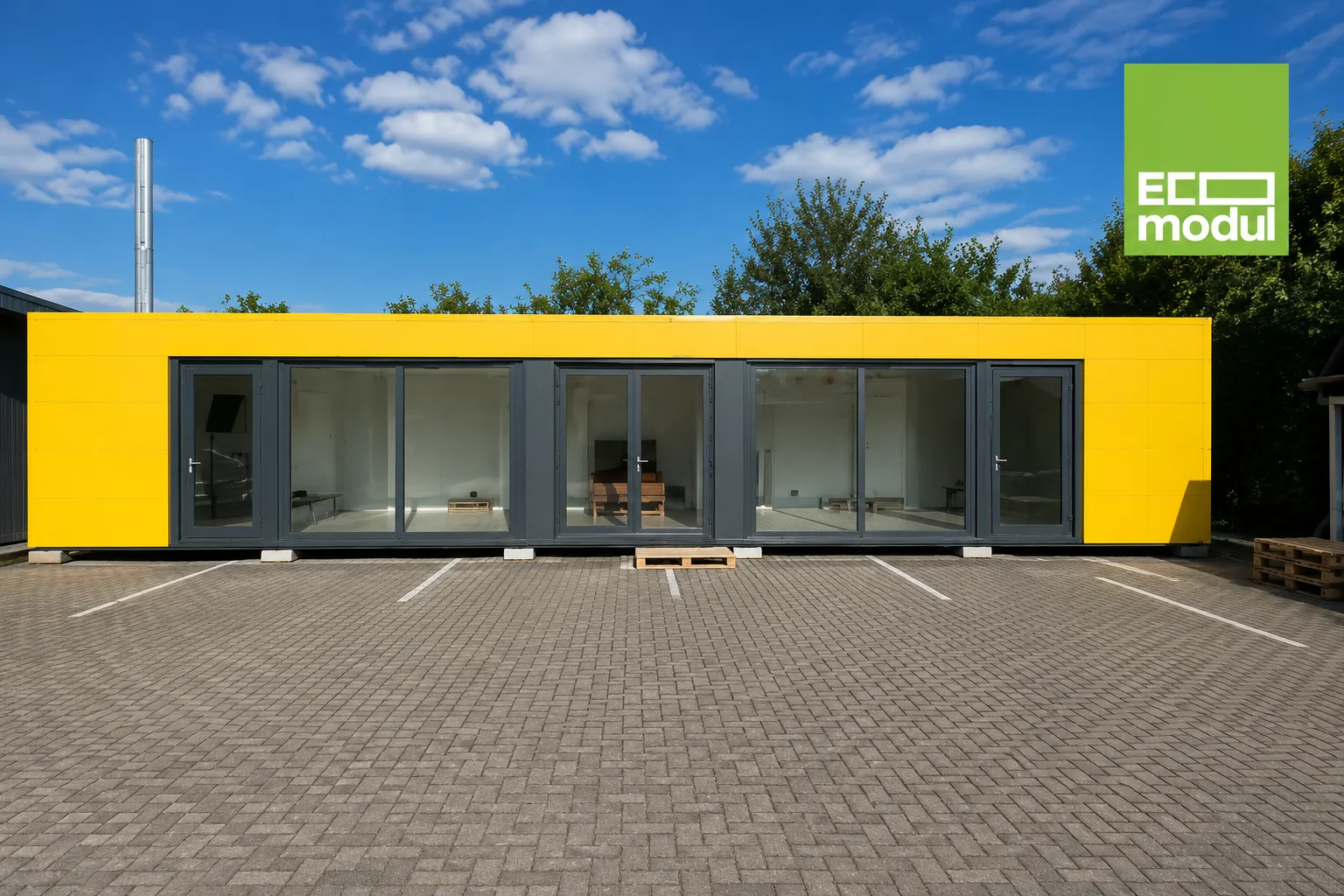 Ecomodul iroda, 90 m²