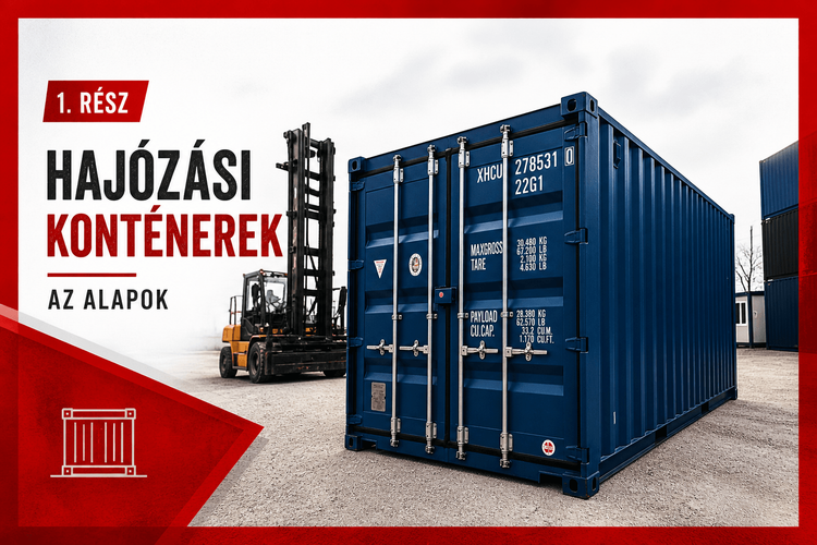 Hajózási konténer kikötőben darukkal és szállítással, a globális logisztikai rendszer alapjai