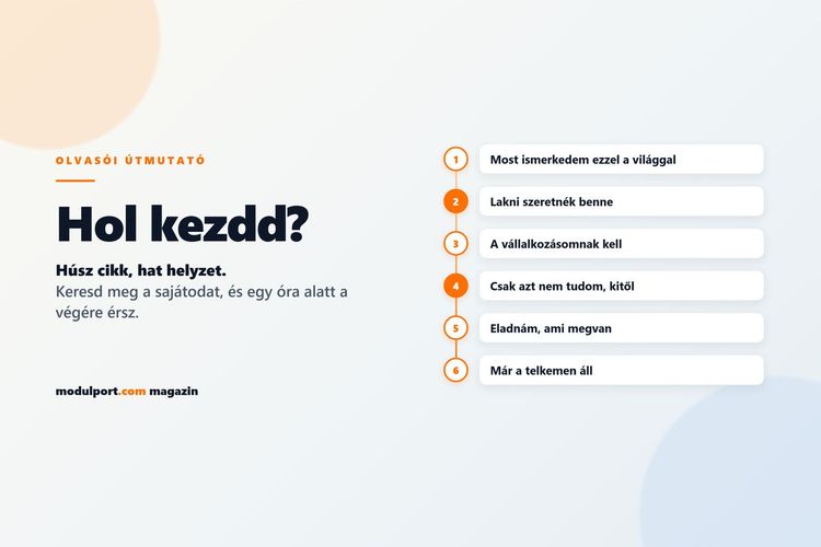 Hol kezdd? Olvasói útmutató a Modulport Magazin cikkeihez
